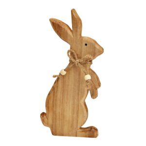 matches21 - Webshop Osterhase Hasenfigur Osterdeko Dekohase Holz natur 10x22 cm 126386 1 16