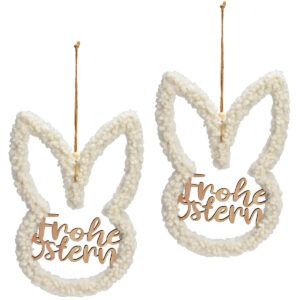 matches21 - Webshop Osterhase zum aufhaengen 2er Set haengende Osterdeko Hase 24 cm 126957 1 4