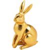 matches21 - Webshop Osterhasen Hasen Osterdeko Deko Figuren Ostern Polyresin gold 1 Stk in 4 Groessen 123205 2 1 18