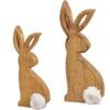 matches21 - Webshop Osterhasen und Bommel Aufsteller Dekofiguren Osterdeko Metall Holz 1 Stk 2 Groessen 123208 1 10