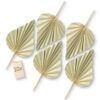 matches21 - Webshop Palmen Blatt Boho Deko getrocknet 10er Set Palmblatt 11 13 cm 126585 1 1 8