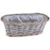 matches21 - Webshop Pflanzkoerbe Weidekoerbe Pflanzgefaesse Deko oval foliert grau gewaschen 1 Stk 2 Groessen 121822 9 1 30