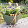 matches21 - Webshop Pflanzschale Blumenschale oval Jardiniere gruen 2 Groessen 127556 7 1 35