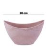 matches21 - Webshop Pflanzschale Blumenschale oval Jardiniere rosa in 2 Groessen 127555 1 1 29