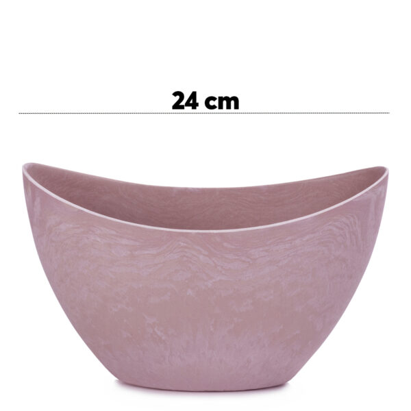 matches21 - Webshop Pflanzschale Blumenschale oval Jardiniere rosa in 2 Groessen 127555 3 1 22