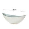 matches21 - Webshop Pflanzschale oval fuer draussen creme weiss Vintage in 2 Groessen 125023 1 1 40