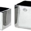 matches21 - Webshop Pflanztoepfe Keramik Blumentoepfe Silber Glanz quadratisch 1 Stk 2 Groessen 116071 1 13