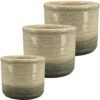 matches21 - Webshop Pflanztoepfe Terracotta gerade Form Gartendeko beige grau 1 Stk in 3 Groessen 123804 1 16