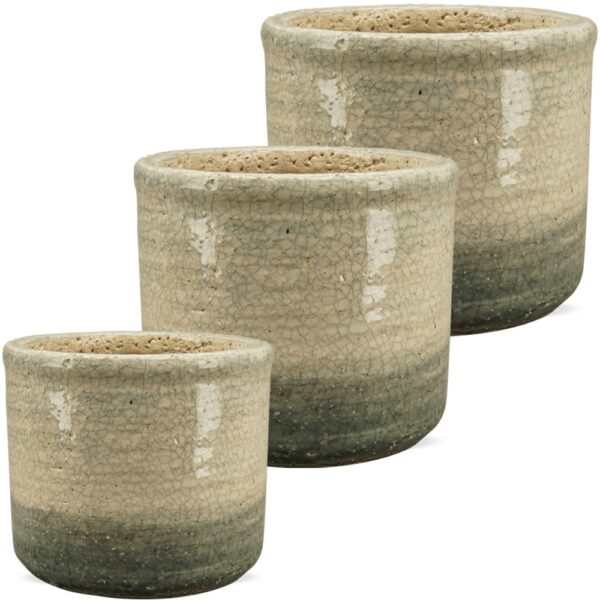 matches21 - Webshop Pflanztoepfe Terracotta gerade Form Gartendeko beige grau 1 Stk in 3 Groessen 123804 1 11