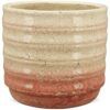 matches21 - Webshop Pflanztoepfe Terracotta geriffelt Gartendeko rose rot 1 Stk 4 Groessen 123812 2 1 18