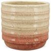 matches21 - Webshop Pflanztoepfe Terracotta geriffelt Gartendeko rose rot 1 Stk 4 Groessen 123812 3 1 19