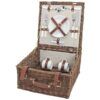 matches21 - Webshop Picknickkorb 2 Personen Weidenkorb braun beige 12 tlg inkl Mehrweg Geschirr 116419 1 8