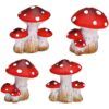 matches21 - Webshop Pilze Dekoaufsteller Aufsteller Dekofiguren rot weiss Ton 2er Set 2 Groessen 125936 1 10