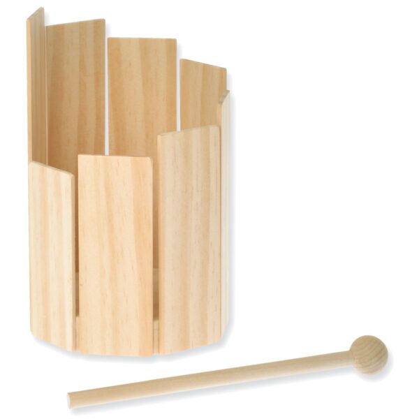 matches21 - Webshop Rund Xylophon Ruehrtrommel einfaches Musikinstrument Bastelset Holz Bausatz 112020 2 1 1