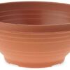 matches21 - Webshop Runde Pflanzschalen mit Bodenloechern gegen Staunaesse terracotta 1 Stk 9 Groessen 120864 1 1 32