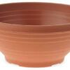 matches21 - Webshop Runde Pflanzschalen mit Bodenloechern gegen Staunaesse terracotta 1 Stk 9 Groessen 120864 3 1 34