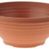 matches21 - Webshop Runde Pflanzschalen mit Bodenloechern gegen Staunaesse terracotta 1 Stk 9 Groessen 120864 5 1 36