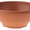 matches21 - Webshop Runde Pflanzschalen mit Bodenloechern gegen Staunaesse terracotta 1 Stk 9 Groessen 120864 8 1 39