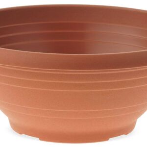 matches21 - Webshop Runde Pflanzschalen mit Bodenloechern gegen Staunaesse terracotta 1 Stk 9 Groessen 120864 9 1 18