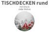 matches21 - Webshop Runde Tischdecke winterlich bedruckt 128010 10