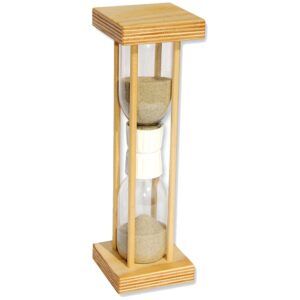 matches21 - Webshop Sanduhr Sand Uhr Holz Bausatz Kinder Werkset Bastelset Lernspiel ab 10 Jahren 100916 1 1 9