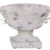 matches21 - Webshop Schalen Sockel Henkel Blumentoepfe Keramik Vintage Shabby creme 1 Stk 2 Groessen 118788 2 1 40