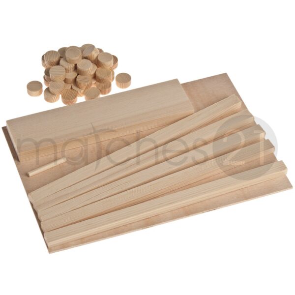 matches21 - Webshop Scheibenspiel Suche Vier Bausatz f Kinder Werks 1 2