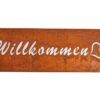 matches21 - Webshop Schilder Metall Rostoptik haengen stellen Gartendeko 1 Stk 40x15 cm 4 Motive 123706 4 1 32