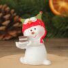 matches21 - Webshop Schneemann Deko Figuren Tiermotiv Muetzen Winterdeko 4er Set Kunststoff 4x3x6 cm 112958 7 1 12