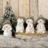 matches21 - Webshop Schneemann Deko Figuren mit Strickmuetzen 4er Set Weihnachtsfiguen je 11 cm 110995 1 8