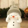 matches21 - Webshop Schneemann Deko Figuren mit Strickmuetzen 4er Set Weihnachtsfiguen je 11 cm 110995 2 1 9