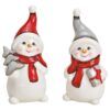 matches21 - Webshop Schneemann Figuren Weihnachtsdeko innen Keramik in 3 Groessen 126924 1 1 15