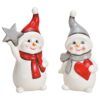 matches21 - Webshop Schneemann Figuren Weihnachtsdeko innen Keramik in 3 Groessen 126924 2 1 16