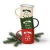 matches21 - Webshop Schoene Weihnachtstassen Sets X MAS Amerikanisch 3 Farben Tassen 126867 10 1 50