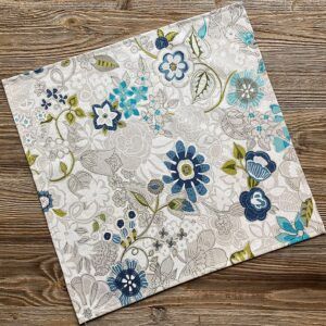 matches21 - Webshop Serviette Stoffserviette LARA Blueten Blumen Akzente bunt 48x48 cm Landhaus 1 Stk 124284 1 41