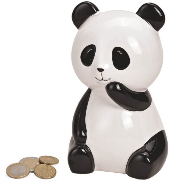 matches21 - Webshop Spardose Panda Baer Pandabaer Sparbuechse Keramik Sparschwein 10x10x15 cm 116492 1 1