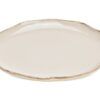 matches21 - Webshop Speiseteller Kuchenteller Steingut Landhaus Rand wellig creme braun 1 Stk 2 Groessen 123965 2 1 12