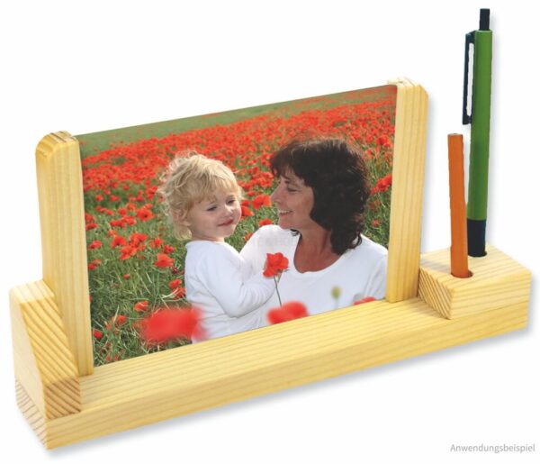 matches21 - Webshop Stundenplan und Fotorahmen 2in1 Holz Bausatz Kinder Werkset Bastelset ab 10 Jahren 100925 1 1 3