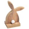 matches21 - Webshop Suesse Osterfiguren Osterhasen Dekofiguren Holzdeko Puschel Holz natur 2 Groessen 126311 1 1 12