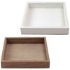 matches21 - Webshop Tabletts Dekotabletts Serviertabletts quadratisch 20x20x3 cm 2 Farben 125301 1 10