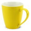 matches21 - Webshop Tasse Becher Kaffeebecher farbig gelb Porzellan 12 1 3