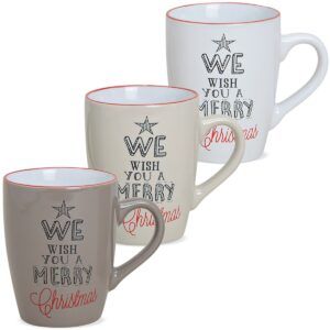 matches21 - Webshop Tasse Weihnachtstasse Keramik Wish you Merry Christmas 1 Stk B Ware 114728 1 27