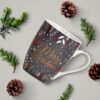 matches21 - Webshop Tassen Kaffeebecher Merry Christmas grau weiss Porzellan 36 Stk 340 ml 10 cm 119672 6 1 15