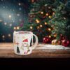 matches21 - Webshop Tassen Kaffeebecher Weihnachten Wald Tiere Tannen Porzellan 4er Set sort 300 ml 119667 3 1 11