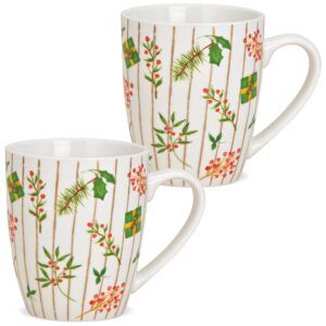 matches21 - Webshop Tassen Kaffeetassen Weihnachtsmotiv Geschenke bunt Porzellan 2er 12x10 cm 300 ml 125785 1 15