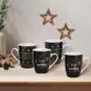 matches21 - Webshop Tassen Weihnachtstassen Porzellan Hello Winter Weihnachten 4er Set 340 ml 114702 4 1 11