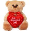 matches21 - Webshop Teddybaer mit Herz GUTE BESSERUNG braun 25 cm 114419 1 1 8