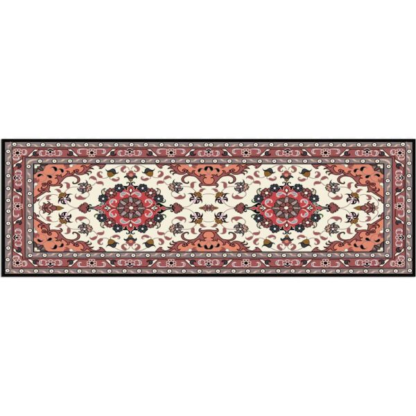 matches21 - Webshop Teppichlaeufer Kuechenlaeufer Teppiche Ornamente Perser rot beige waschbar 3 Groessen 119108 7 1 14