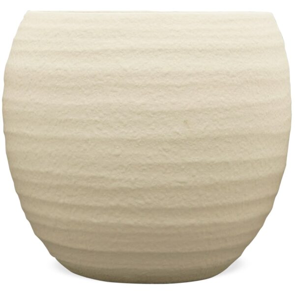 matches21 - Webshop Terrakottatoepfe Blumentoepfe Pflanztoepfe Rillen Terrakotta creme 2 Groessen 124464 1 1 8