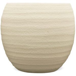 matches21 - Webshop Terrakottatoepfe Blumentoepfe Pflanztoepfe Rillen Terrakotta creme 2 Groessen 124464 2 1 23